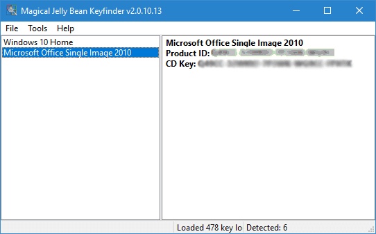 magical jelly bean keyfinder