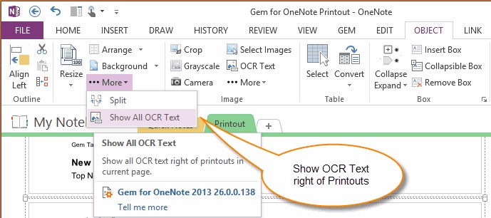 microsoft onenote－內建ocr功能的筆記軟體介面