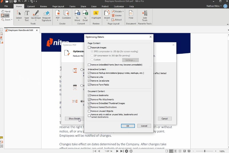 Alt：Nitro PDF Pro壓縮PDF