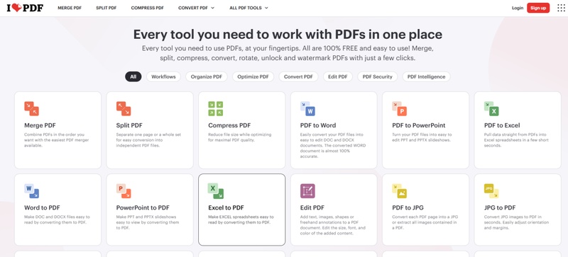 pdf合併軟體線上免費工具 ilovepdf