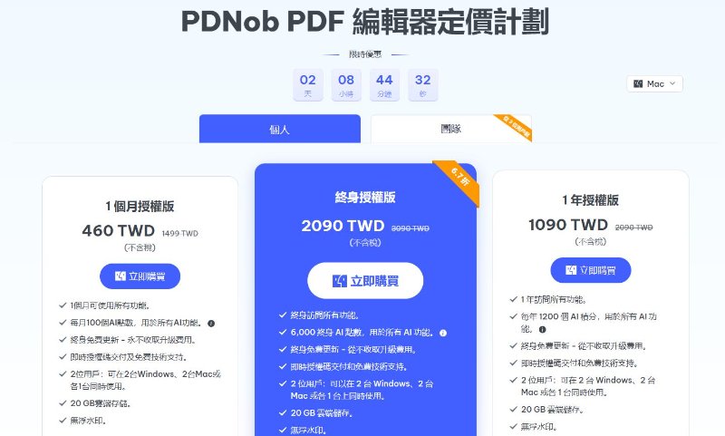 軟體購買價錢比較