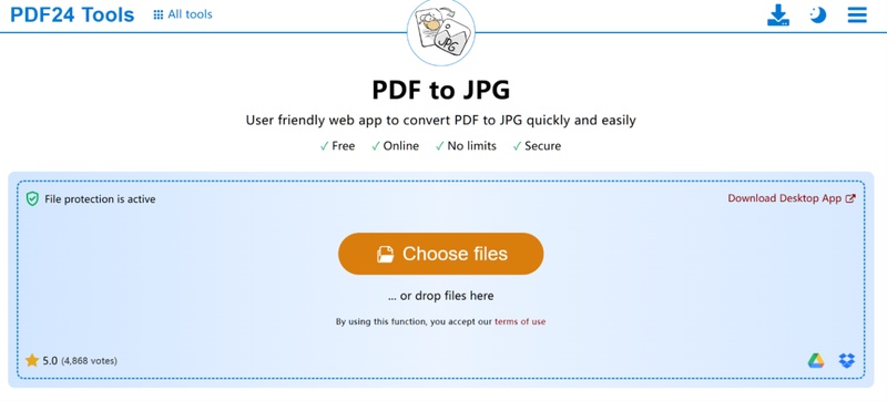 pdf24 pdf轉jpg
