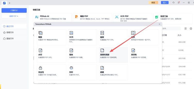 Pdnob批量处理頁碼
