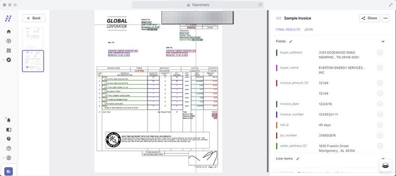 nanonets進行pdf ocr