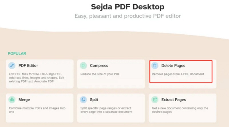sejda desktop上傳pdf檔案