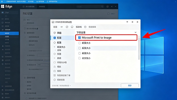 windows系統內建的列印pdf轉jpg